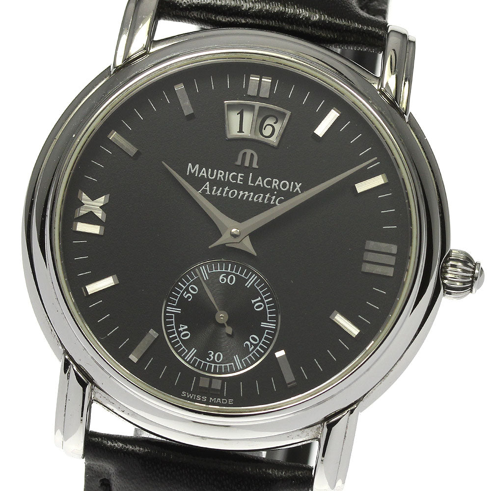 MAURICE LACROIX Masterpiece 58789 Big date black Dial Automatic Men's_801782