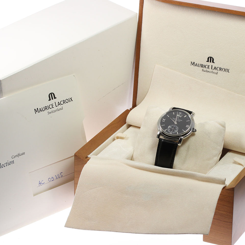 MAURICE LACROIX Masterpiece 58789 Big date black Dial Automatic Men's_801782