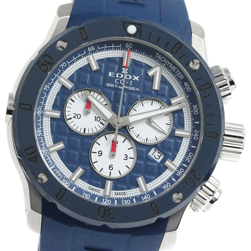 EDOX Chrono Offshore 1 10221 Blue / White Dial Quartz Men's Watch_801900