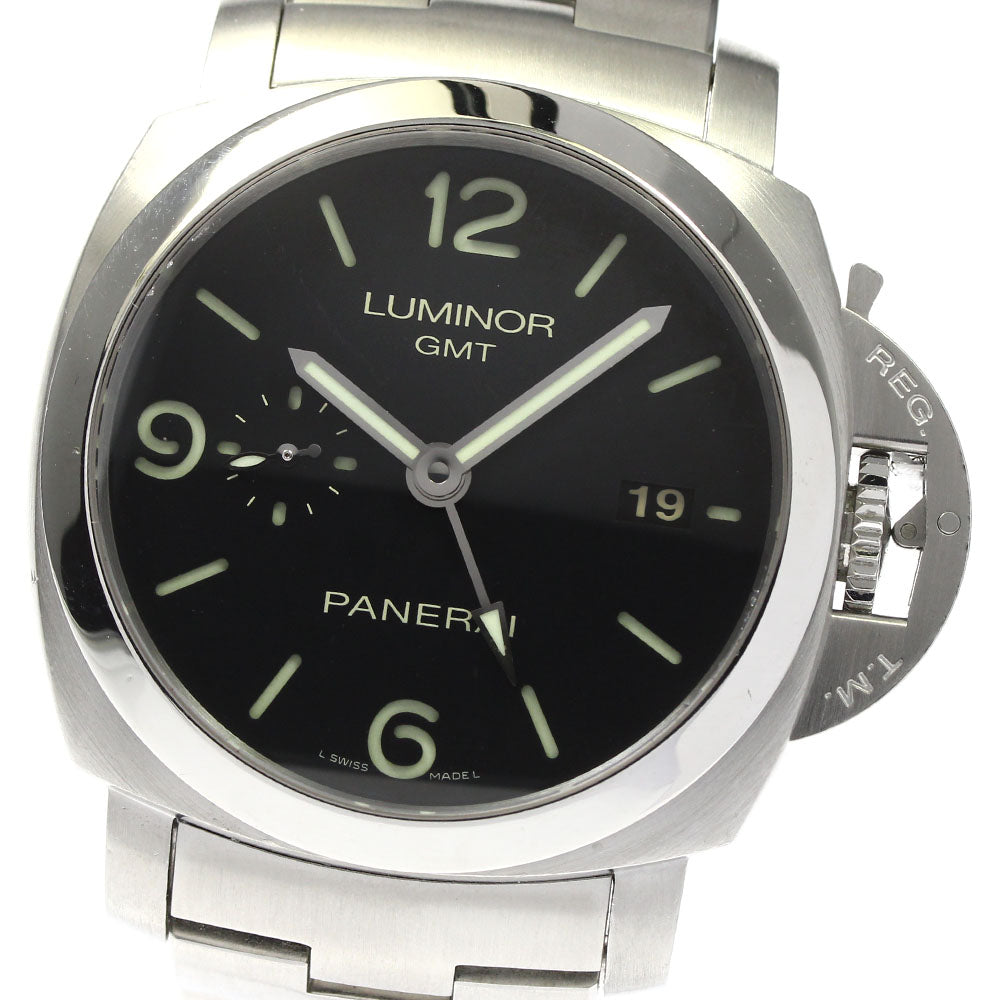 PANERAI Luminor 1950 PAM00329 3 Days GMT black Dial Automatic Men's Watch_801973
