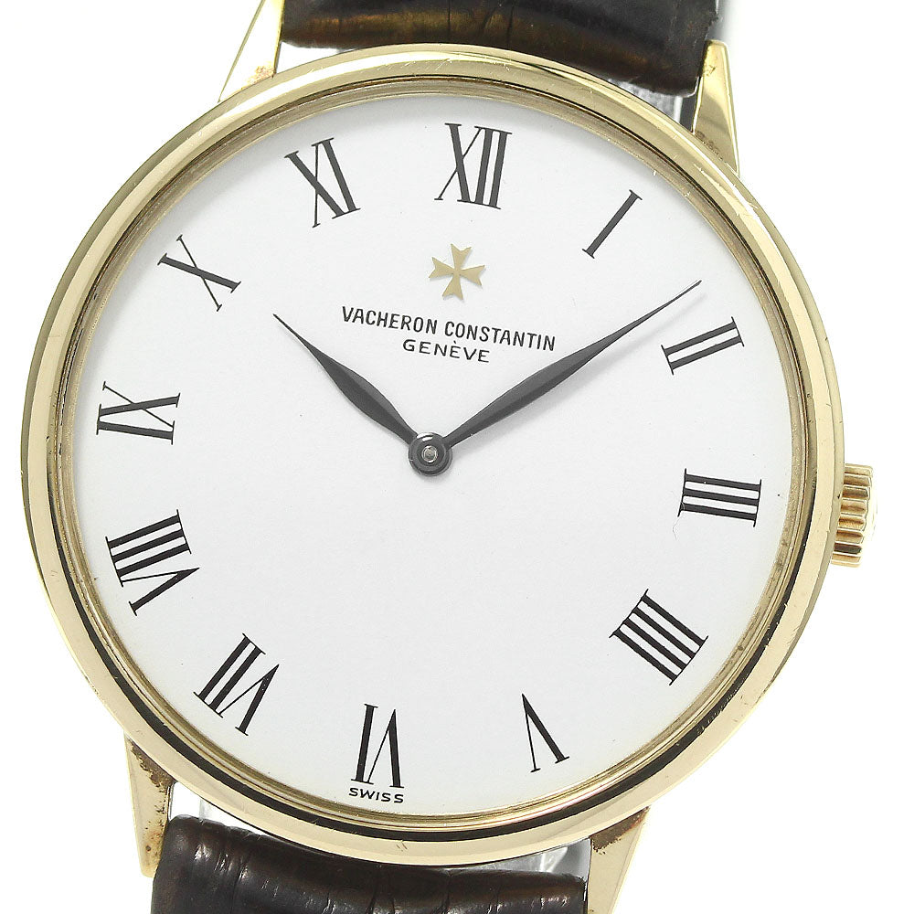 VACHERON CONSTANTIN 39015-1 K18YG cal.1015 white Dial Hand Winding Men's Watch_801993