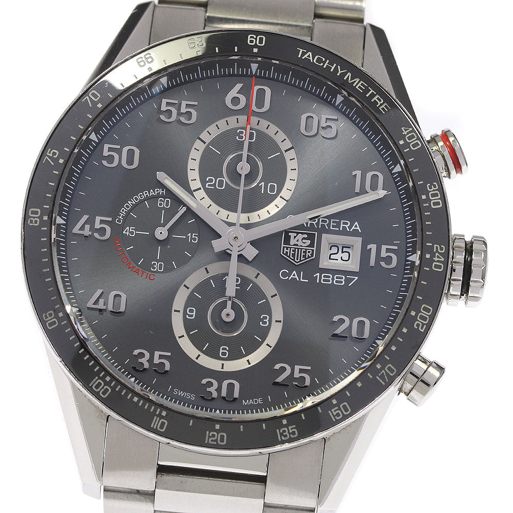 TAG HEUER Carrera CAR2A11-4 Caliber 1887 chronograph gray Dial AT Men's_802086