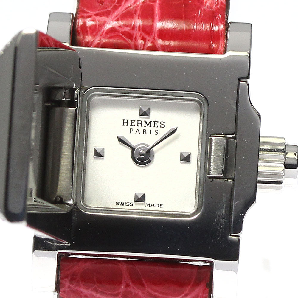 HERMES Minimedore ME2.131 diamond Silver Dial Quartz Ladies Watch_802090