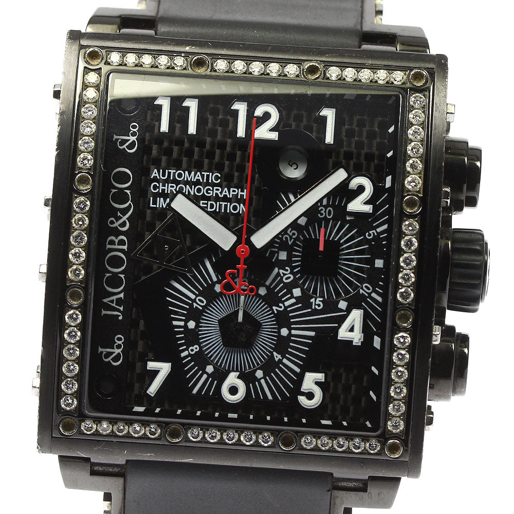 JACOB&CO epic JC-V2Q9 Diamond Bezel black Dial Automatic Men's Watch_802097