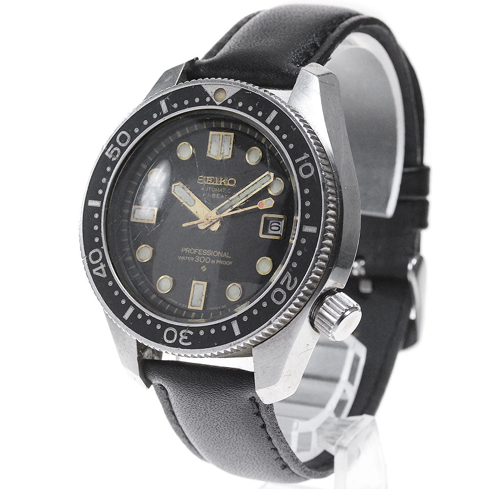 SEIKO Professional diver 300m 6159-7001 High beat date black Dial Automatic Men's Watch_802236