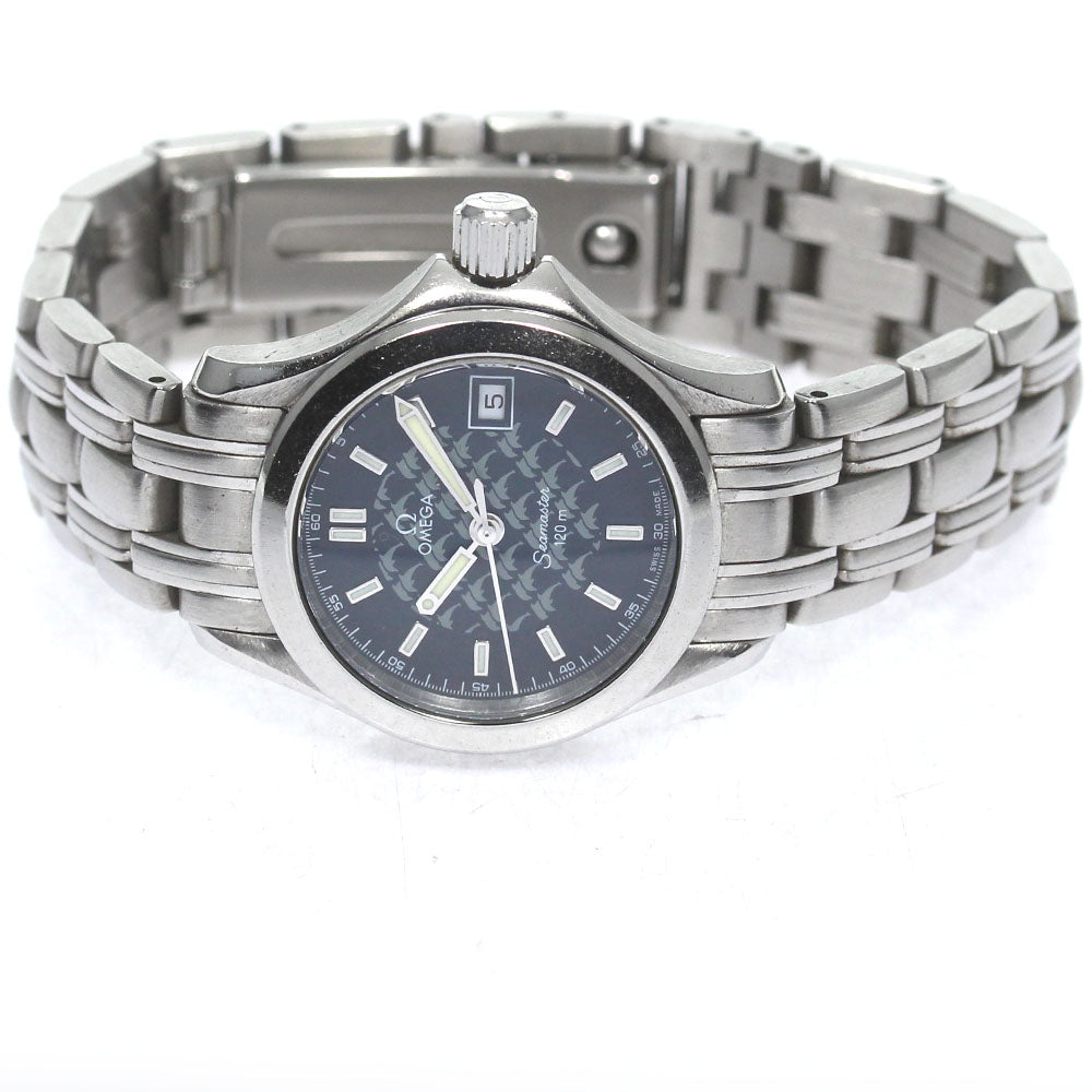 OMEGA Seamaster120 Jacques Mayol 2002 2588.80 blue Dial Quartz Ladies _802481
