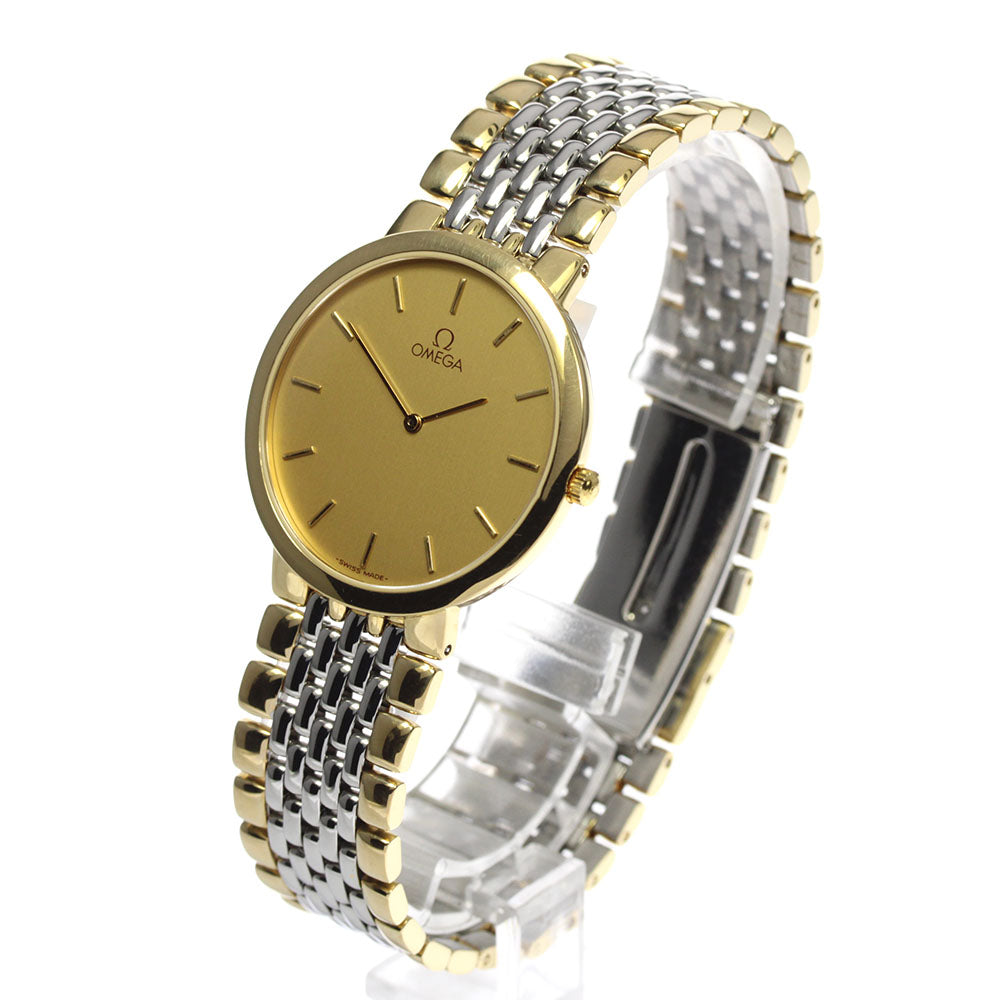 OMEGA De Ville gold Dial Quartz Men's Watch_802516
