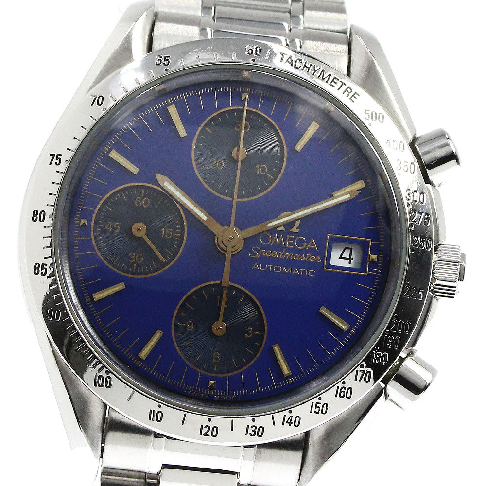 OMEGA Speedmaster 3511.81 Chronograph blue Dial Automatic Men's Watch_802601