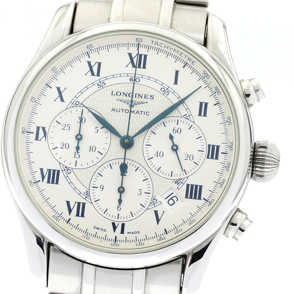 LONGINES Weams L2.622.4 Chronograph Silver Dial Automatic Men's Watch_803322