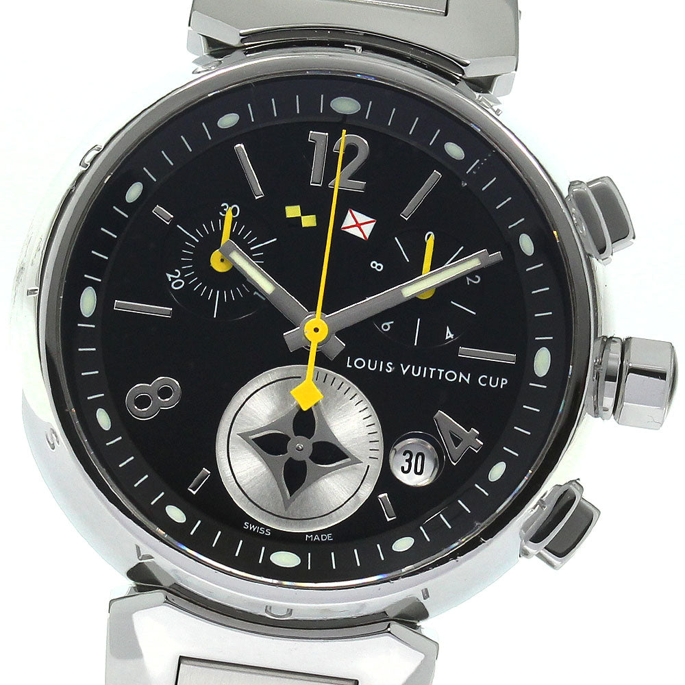 LOUIS VUITTON Tambour Lovely Cup MM Q132G Chronograph Quartz Ladies_803414