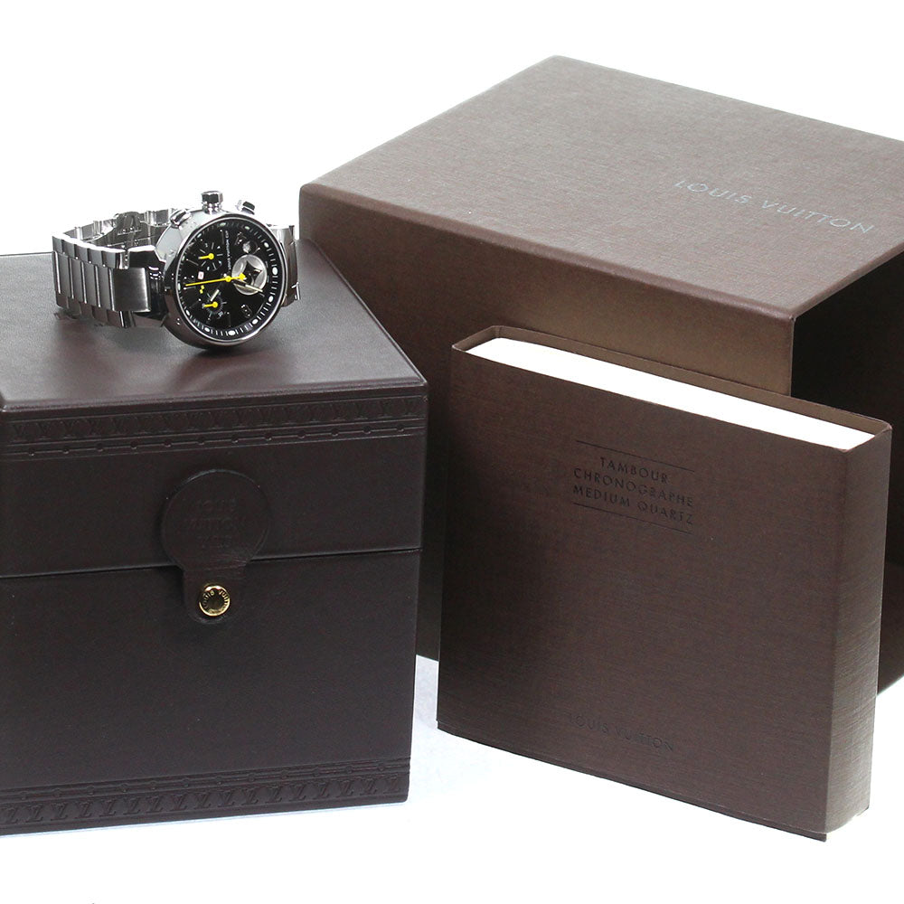 LOUIS VUITTON Tambour Lovely Cup MM Q132G Chronograph Quartz Ladies_803414