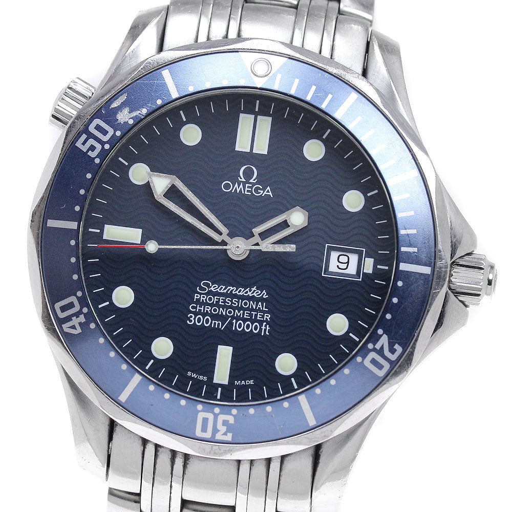 OMEGA Seamaster300 2531.80 Date Navy Dial Automatic Men's Watch_803538