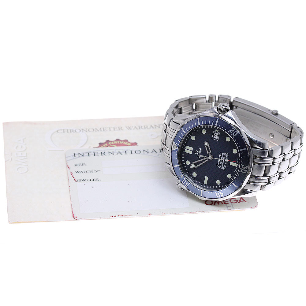 OMEGA Seamaster300 2531.80 Date Navy Dial Automatic Men's Watch_803538