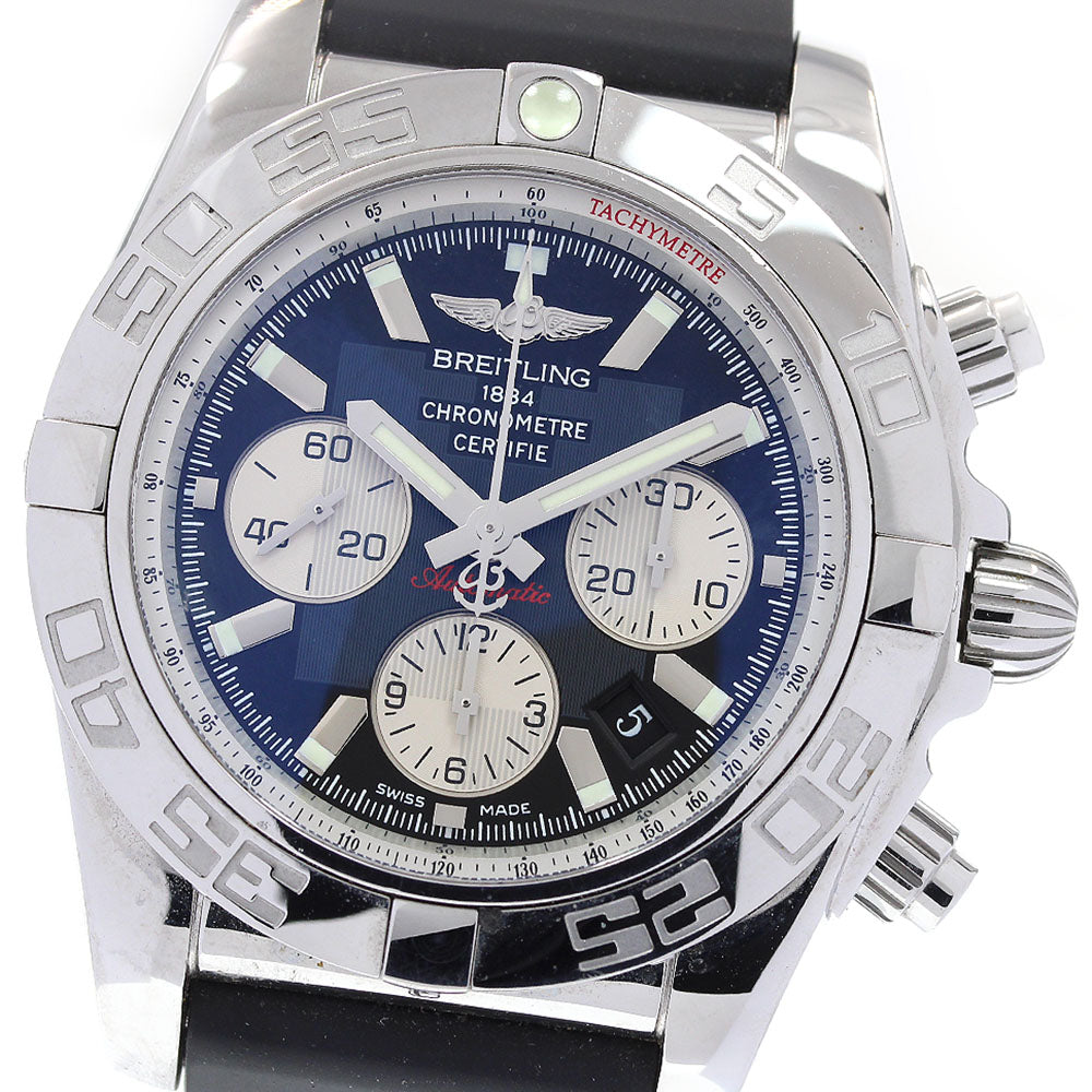 BREITLING Chronomat 44 AB0110 black Dial Automatic Men's Watch_803560
