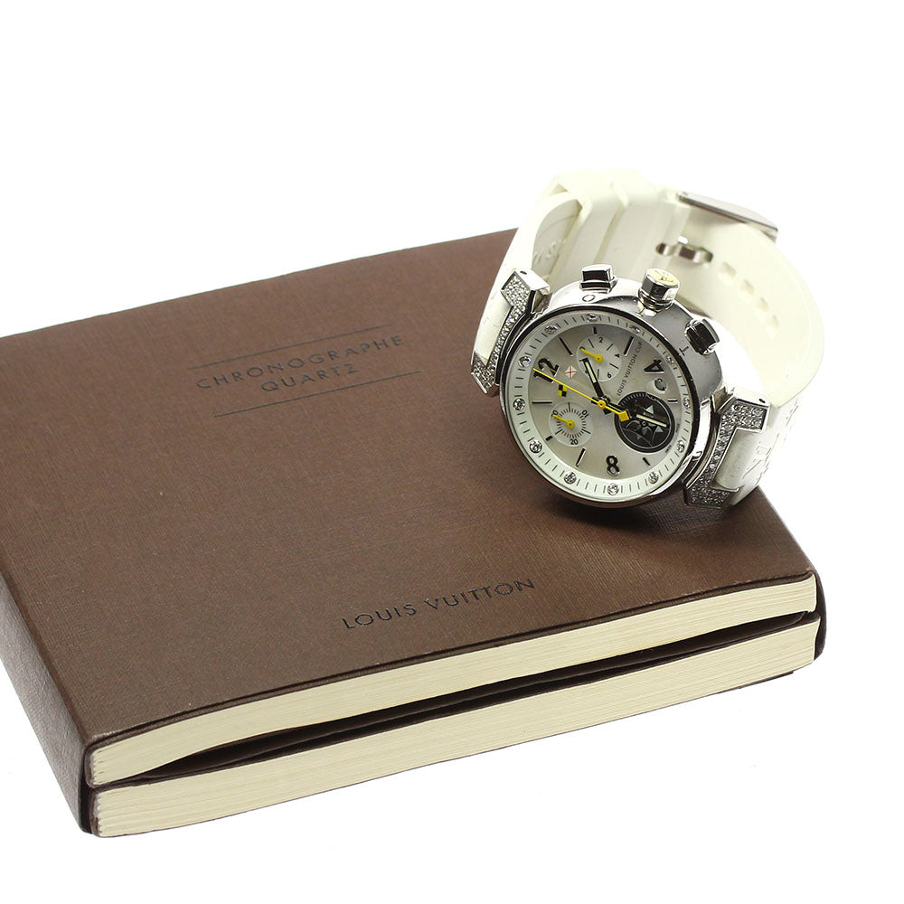 LOUIS VUITTON Tambour Lovely Cup Q132H diamond White shell Dial Ladies_803579