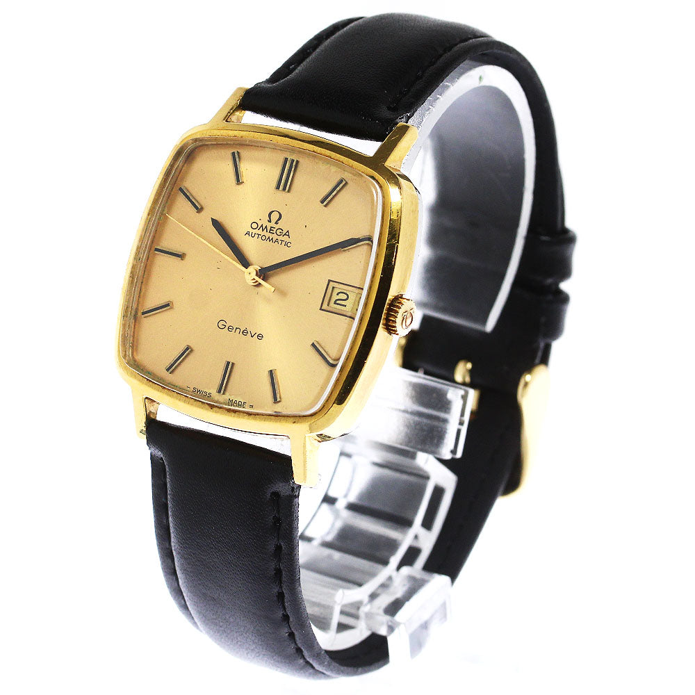 OMEGA Geneve Ref.162.0060 Square cal.1012 gold Dial Automatic Men's Watch_803869