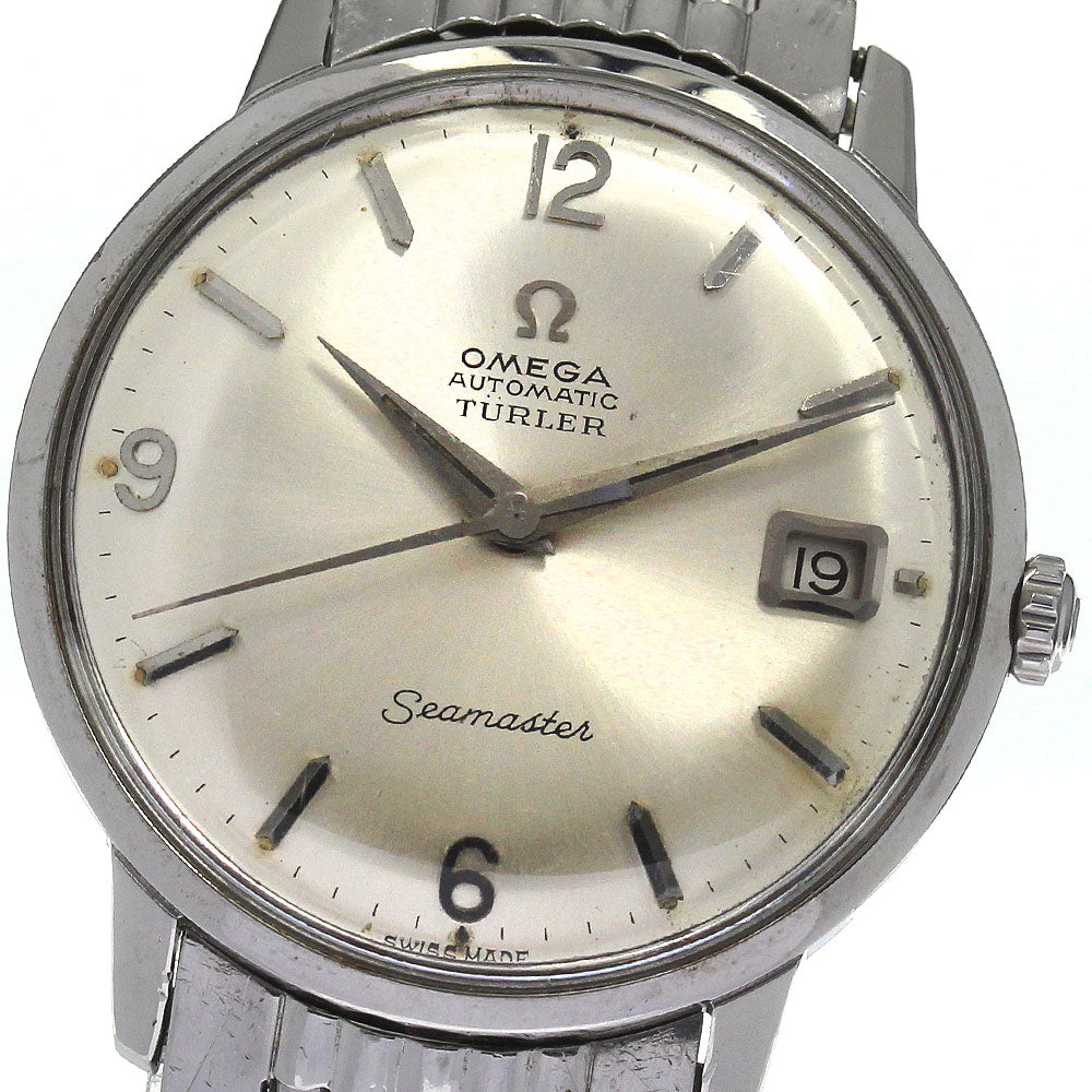 OMEGA Seamaster 166.001 cal.562 Rice Bracelet Silver Dial AT Men's Watch_803948