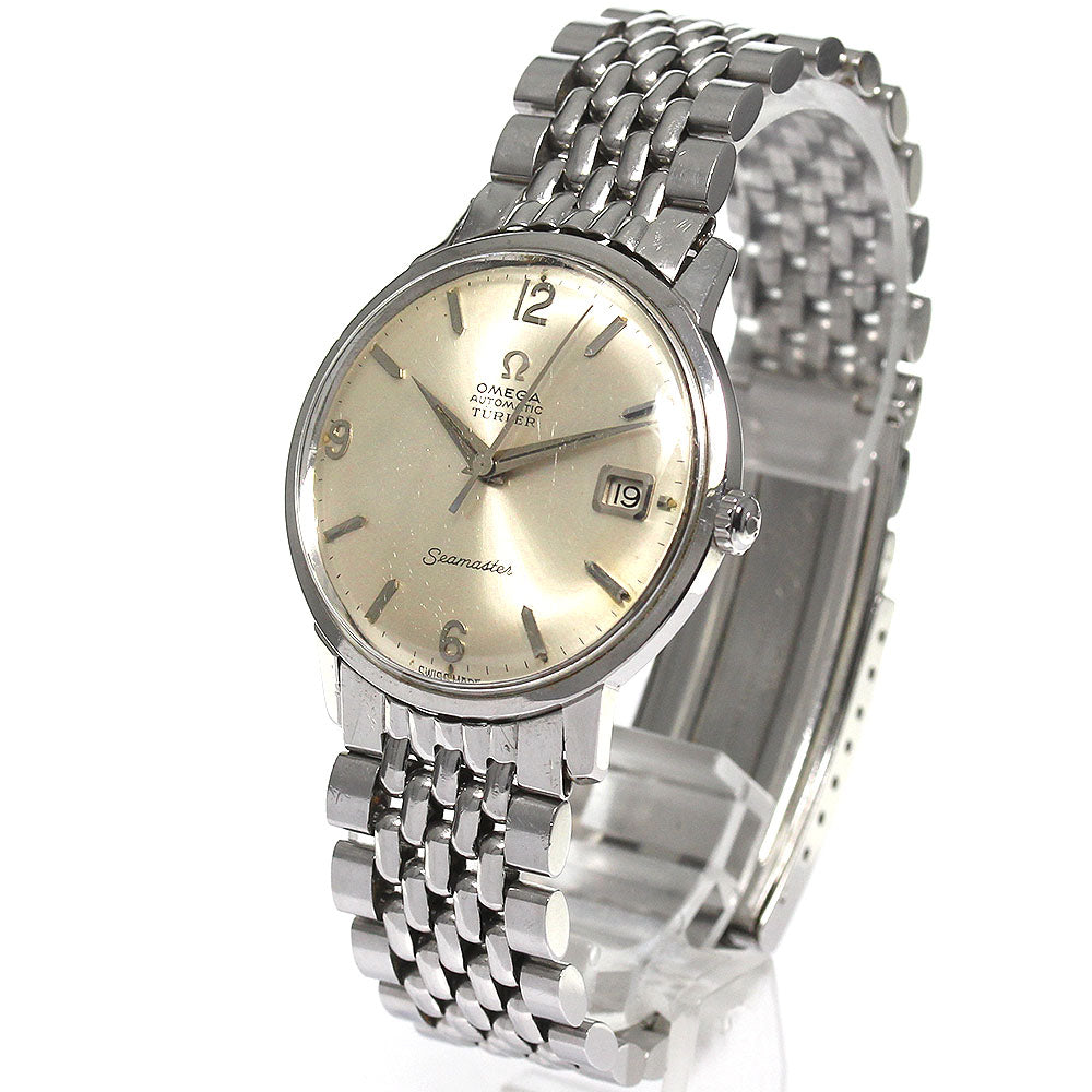 OMEGA Seamaster 166.001 cal.562 Rice Bracelet Silver Dial AT Men's Watch_803948