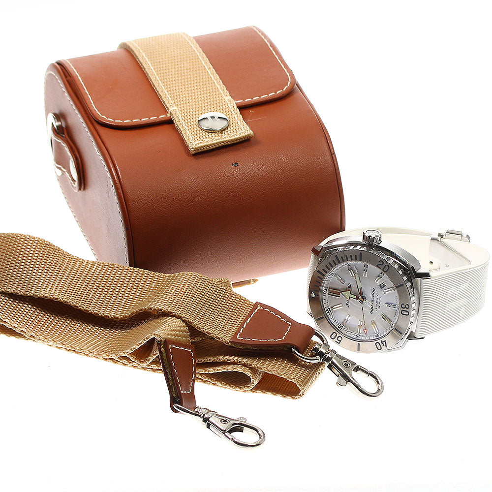 JEANRICHARD Aquascope 60400-11E Date White Dial Automatic Men's Watch_803999