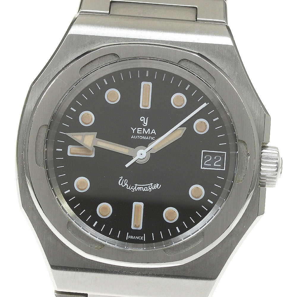 YEMA Listmaster Traveler black Dial Automatic Men's Watch_804000