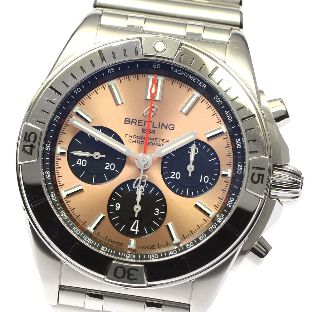 BREITLING Chronomat B01 42 AB0134 Brown Dial Automatic Men's Watch_804035