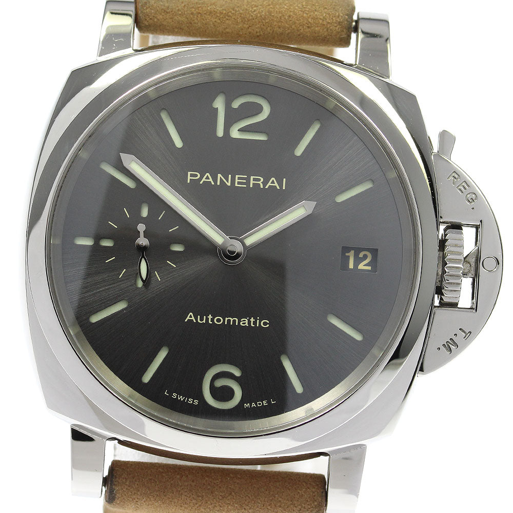 PANERAI Luminor Due PAM00755 Date gray Dial Automatic Boy's Watch_804132