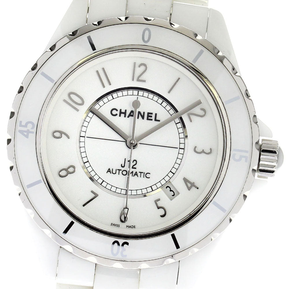 CHANEL J12 H2981 White Ceramic white Dial Automatic Men's Watch_804166
