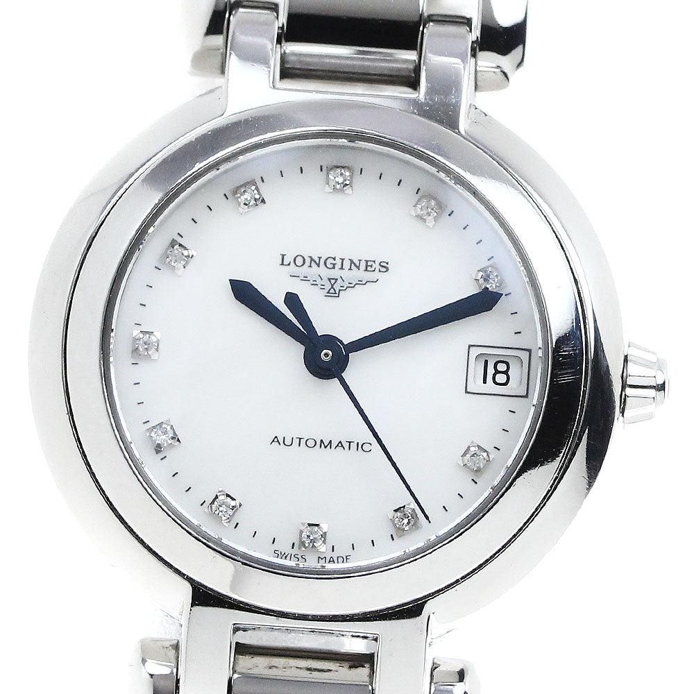 LONGINES Primalna L8.111.4 Date 11P diamond Shell Dial Auto Ladies Watch_804907