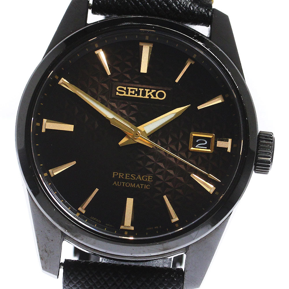 SEIKO Pureza SARX085/6R35-01K0 Seiko 140th Anniversary Limited Model black Dial Automatic Men's Watch_805016