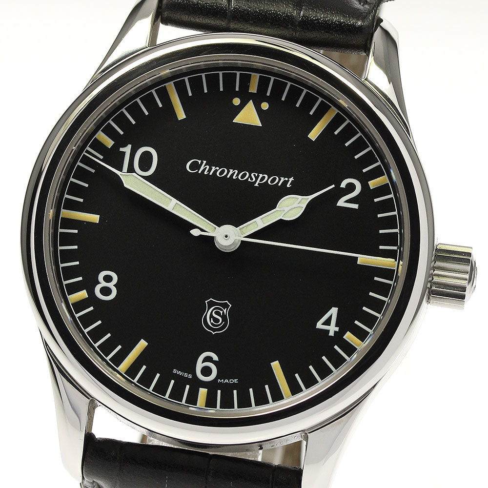 CHRONOSPORT CS-31.HS-01 black Dial Hand Winding Men's Watch_805243