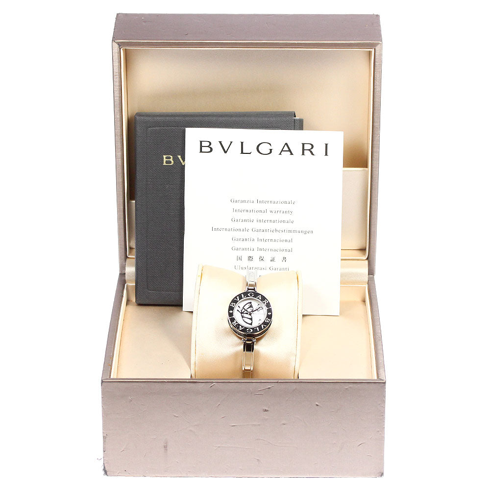 BVLGARI B-zero1 BZ22S White shell dial bangle, size M White shell Dial Quartz Ladies Watch_805251