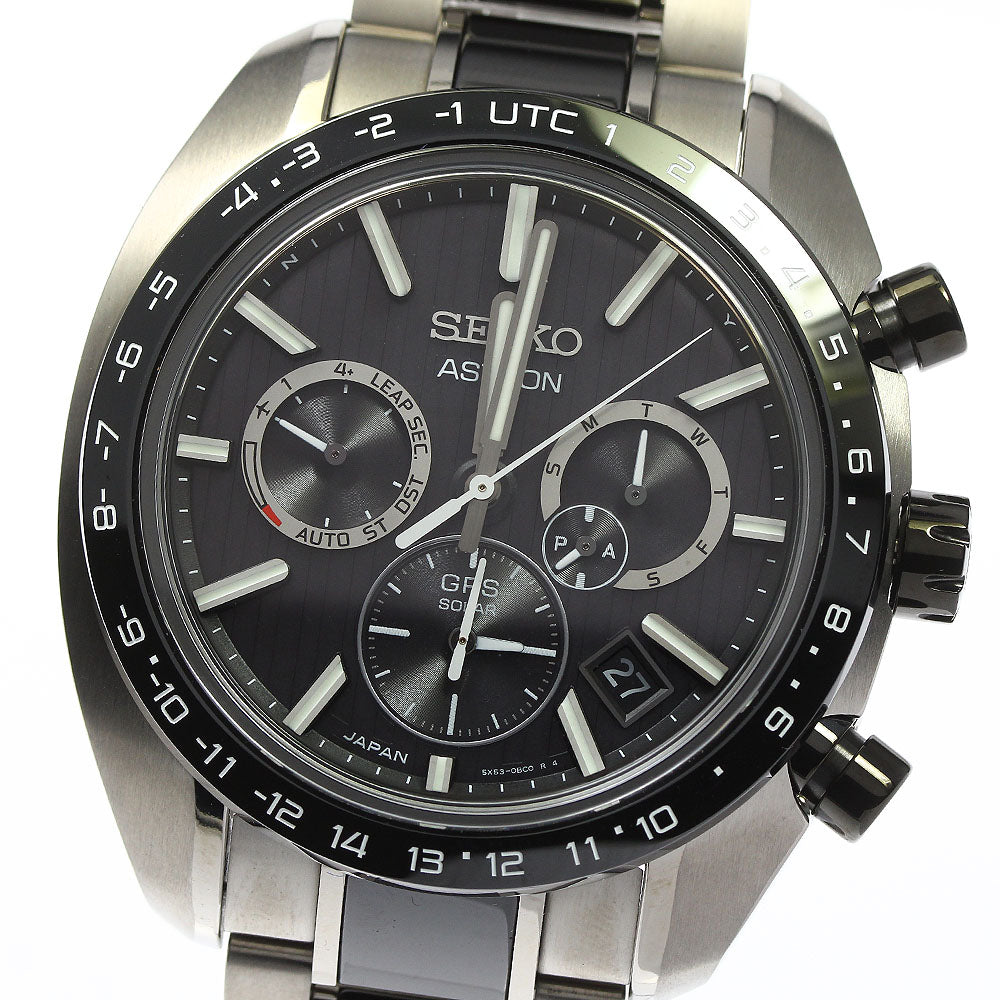 SEIKO Astron SBXC085/5X53-0BF0 GPS Solar Powered Radio Men's Watch_805298