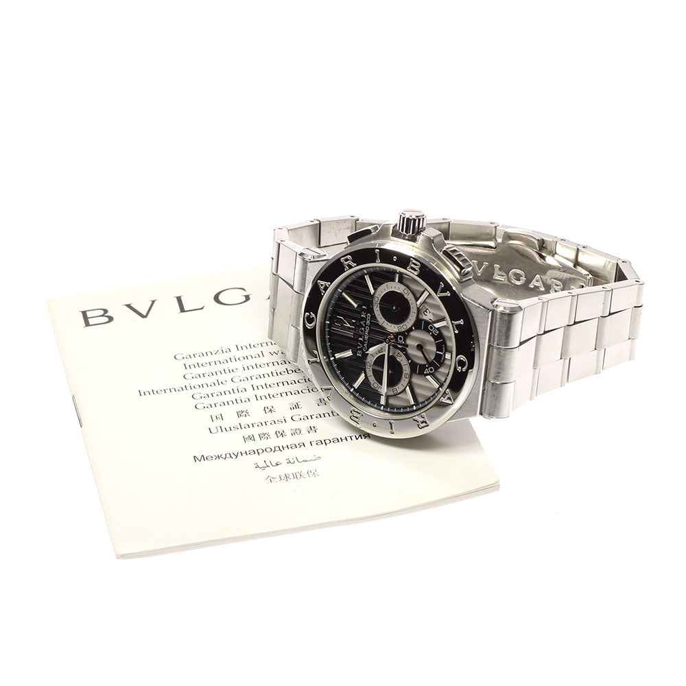 BVLGARI Diagono Caribillo 303 DG42SCH Chronograph Automatic Men's Watch_805312