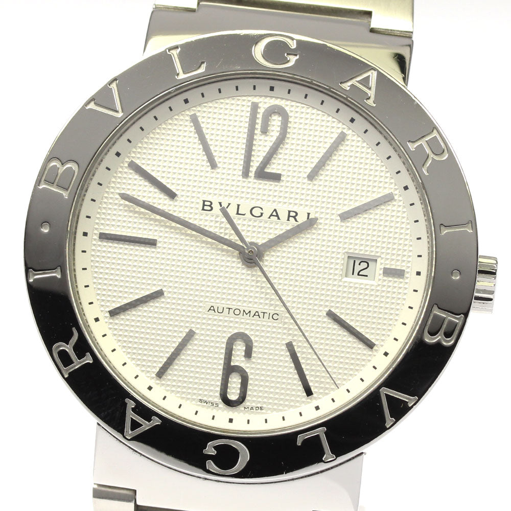 BVLGARI BVLGARIBVLGARI BB42SSAUTO Date Silver Dial Automatic Men's Watch_805420