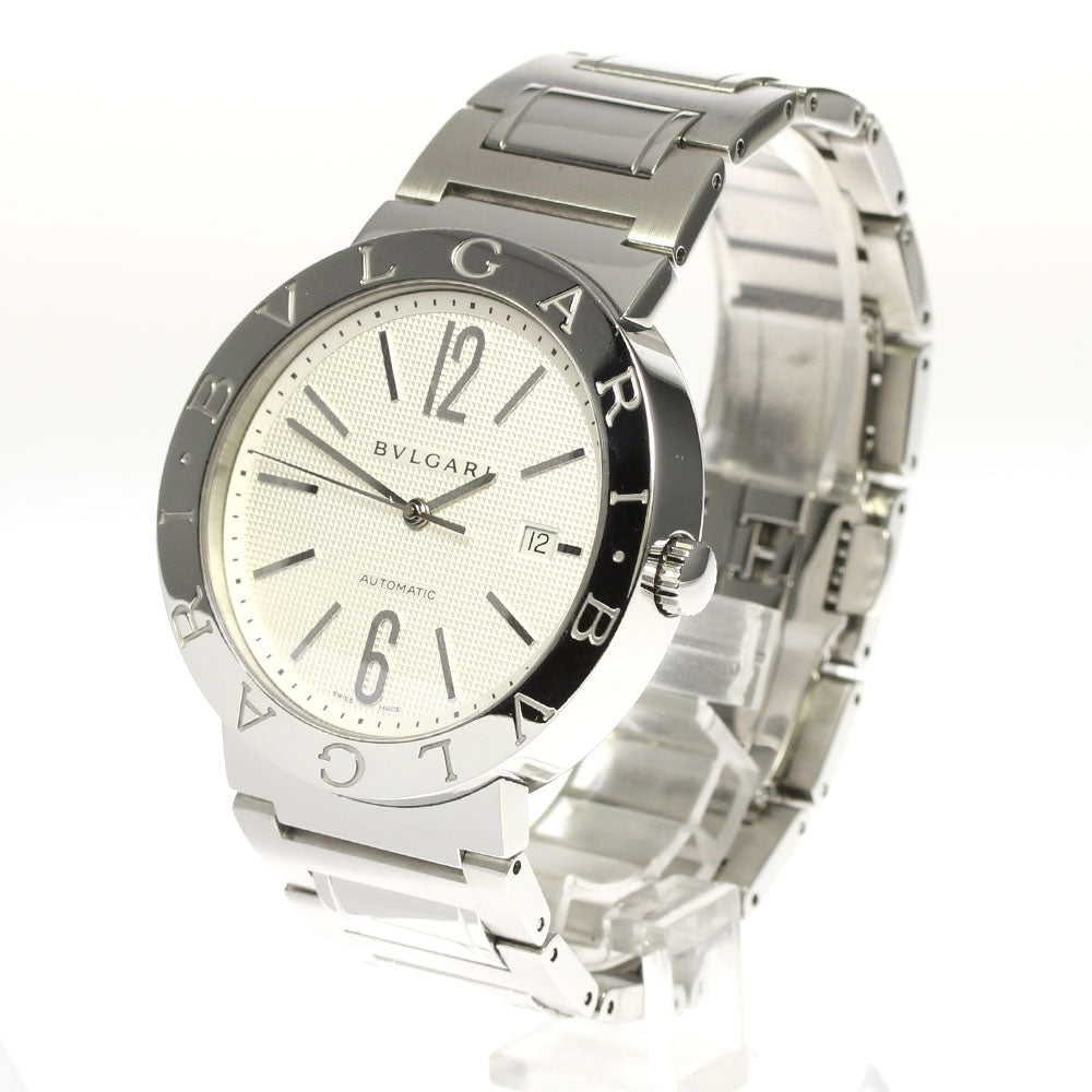 BVLGARI BVLGARIBVLGARI BB42SSAUTO Date Silver Dial Automatic Men's Watch_805420