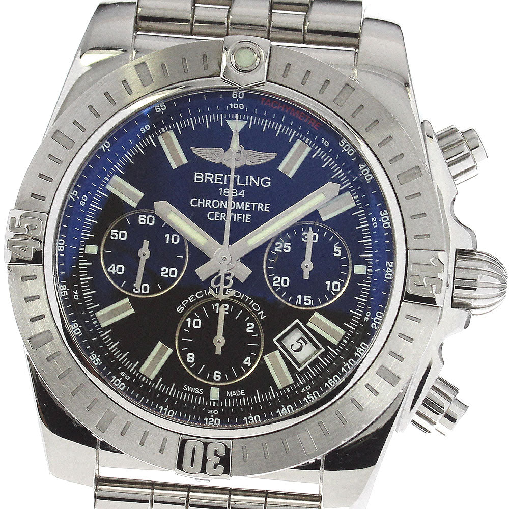 BREITLING Chronomat 44 Airborne AB0115 black Dial Automatic Men's Watch_805624