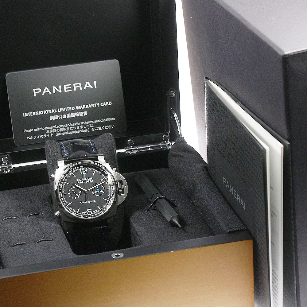 PANERAI Luminor Chrono PAM01109 Date black Dial Automatic Men's Watch_805698
