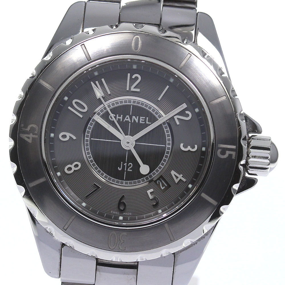 CHANEL J12 Chromatic H2978 Date gray Dial Quartz Ladies Watch_805703