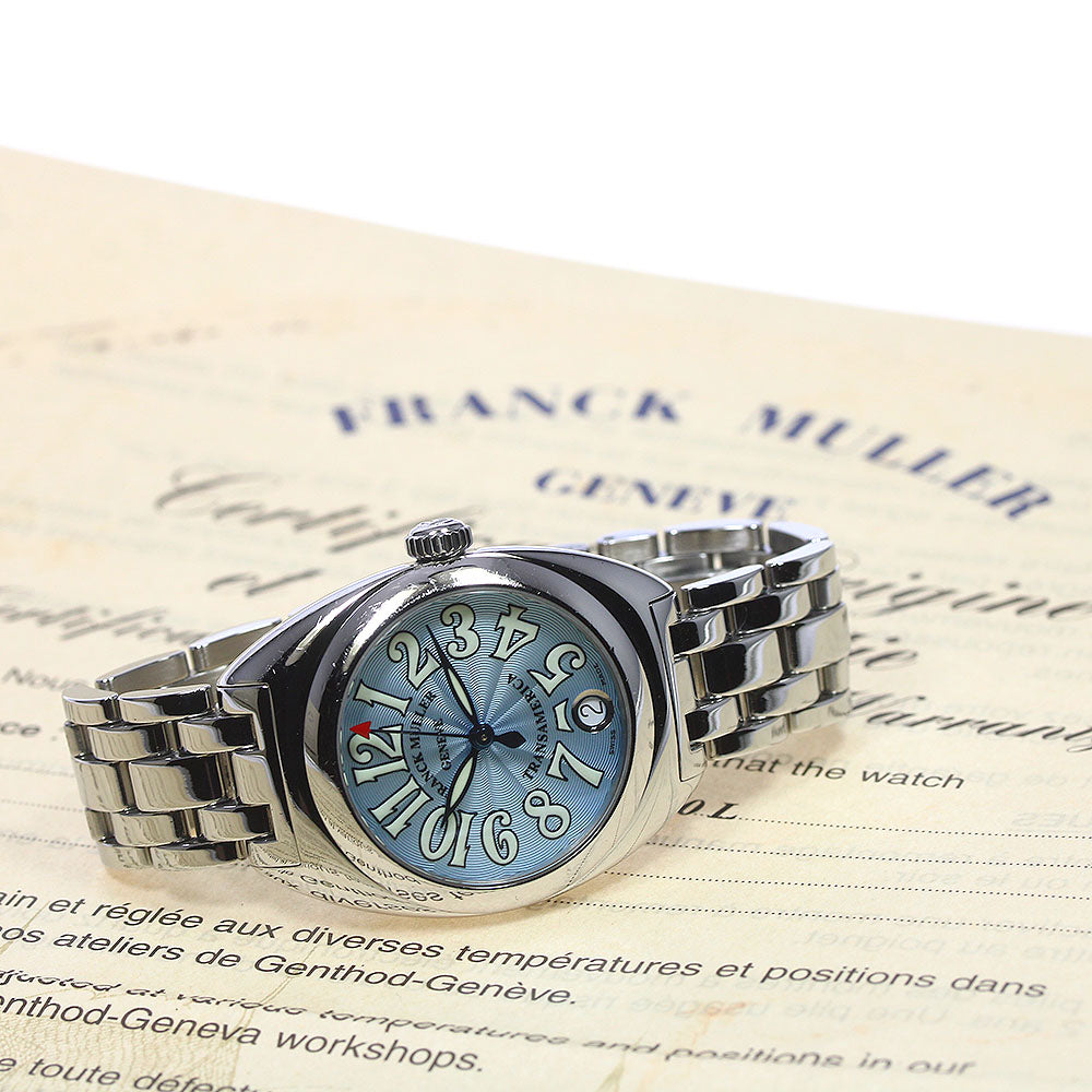 FRANCK MULLER Trans America 2000L Date blue Dial Auto quartz Ladies Watch_805720