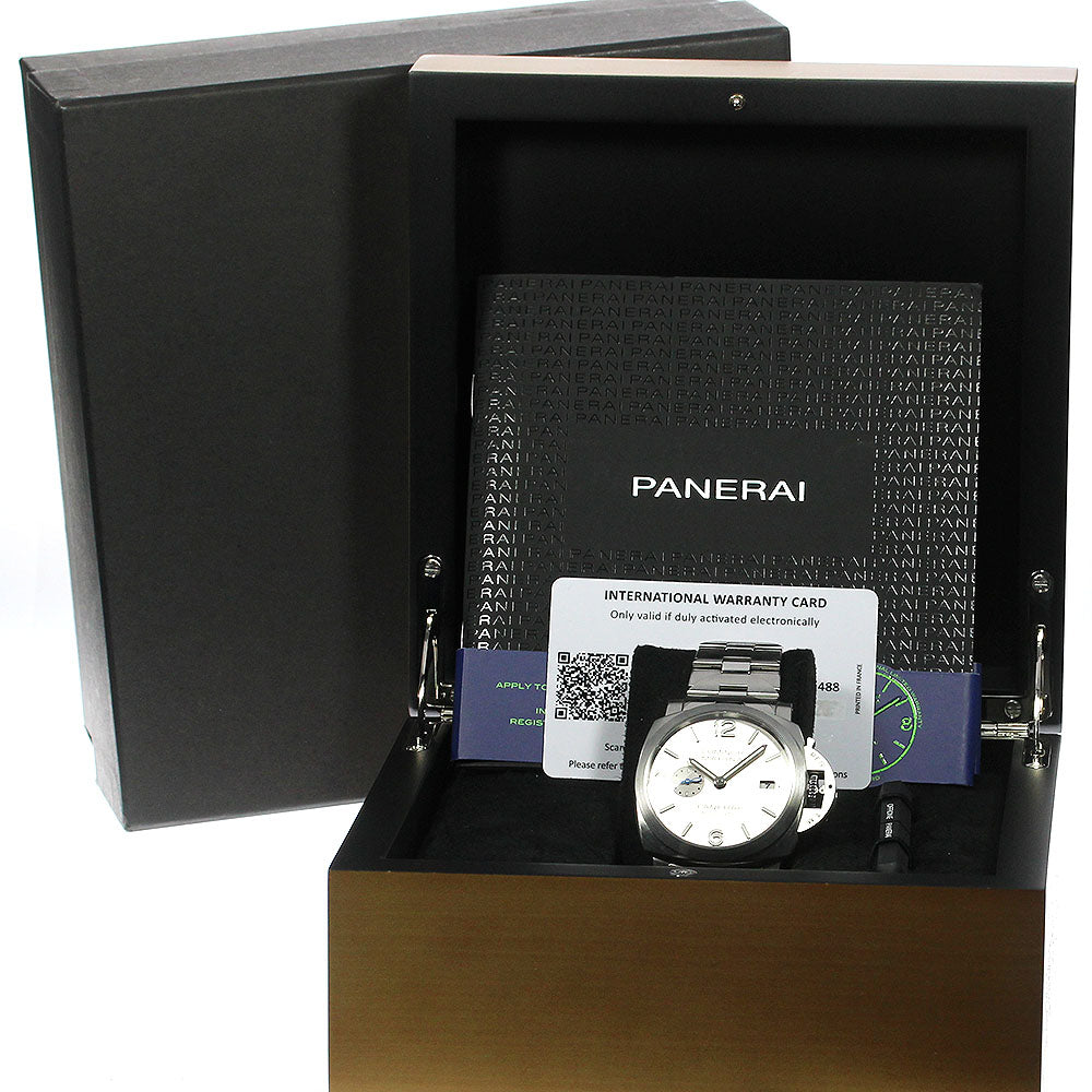 PANERAI Luminor Marina PAM00978 Date Silver Dial Automatic Men's Watch_805815
