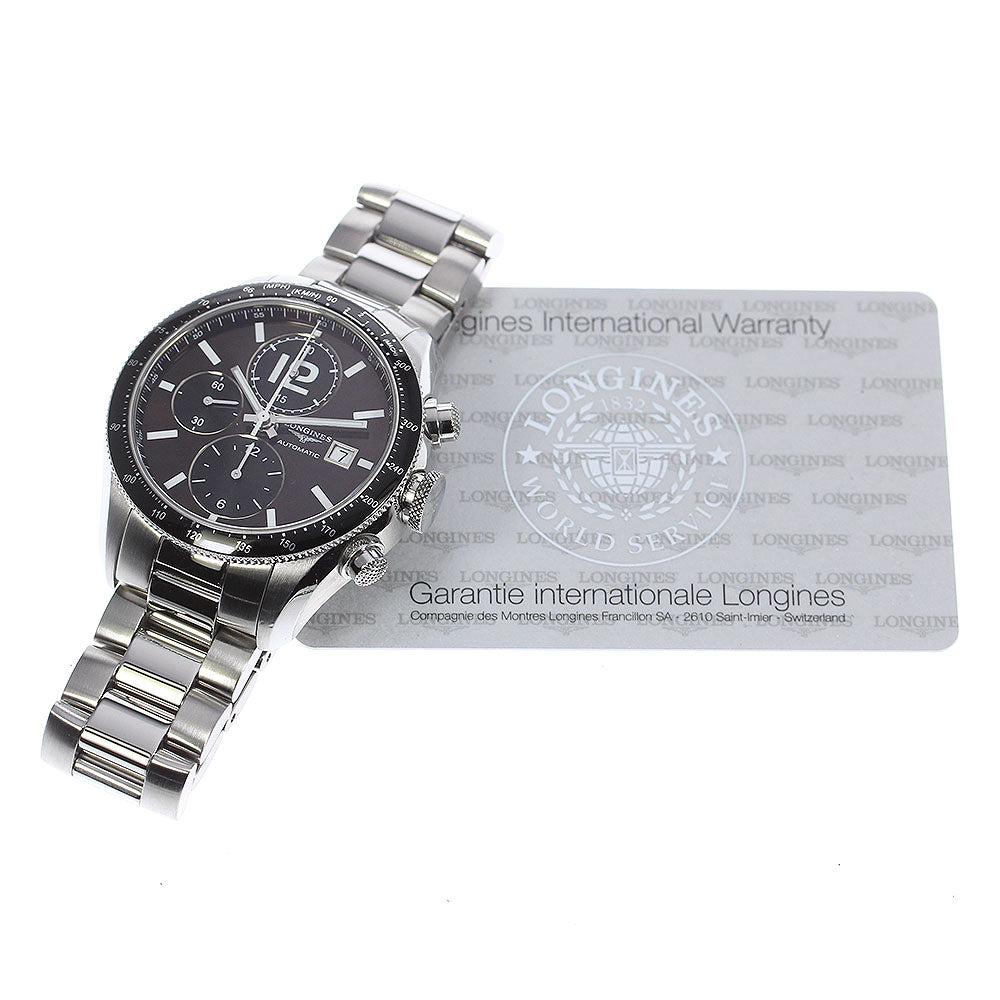 LONGINES Gran Vitez L3.636.4 Chronograph Brown Dial Automatic Men's Watch_805844