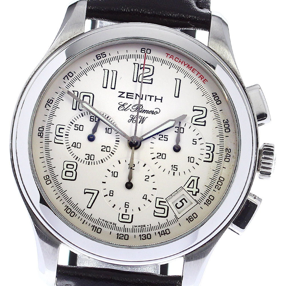 ZENITH Class El Primero 01.0500.420 Chronograph cal.420 Silver Dial Hand Winding Men's Watch_806195