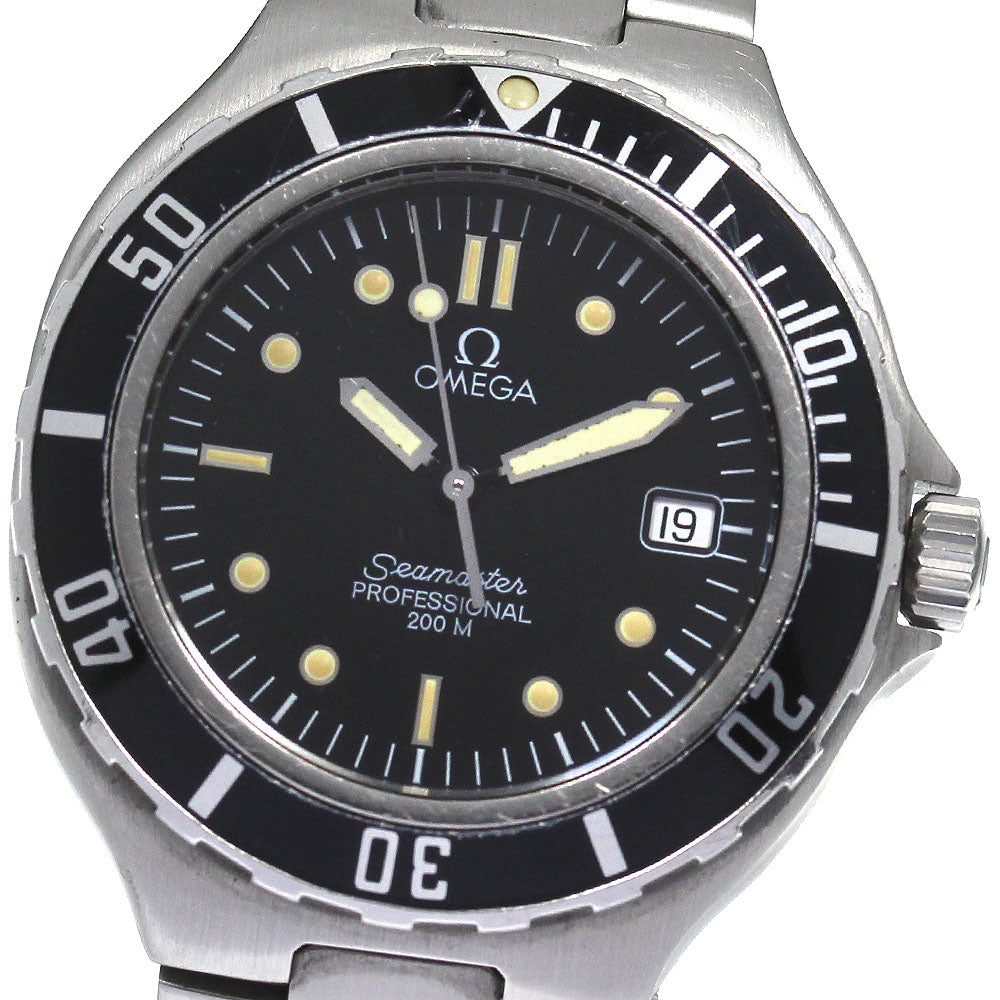 OMEGA Seamaster200 Date black Dial Quartz Men's Watch_806471