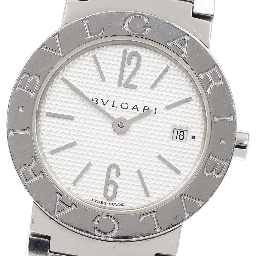 BVLGARI BVLGARIBVLGARI BB26SS Date Silver Dial Quartz Ladies Watch_806487