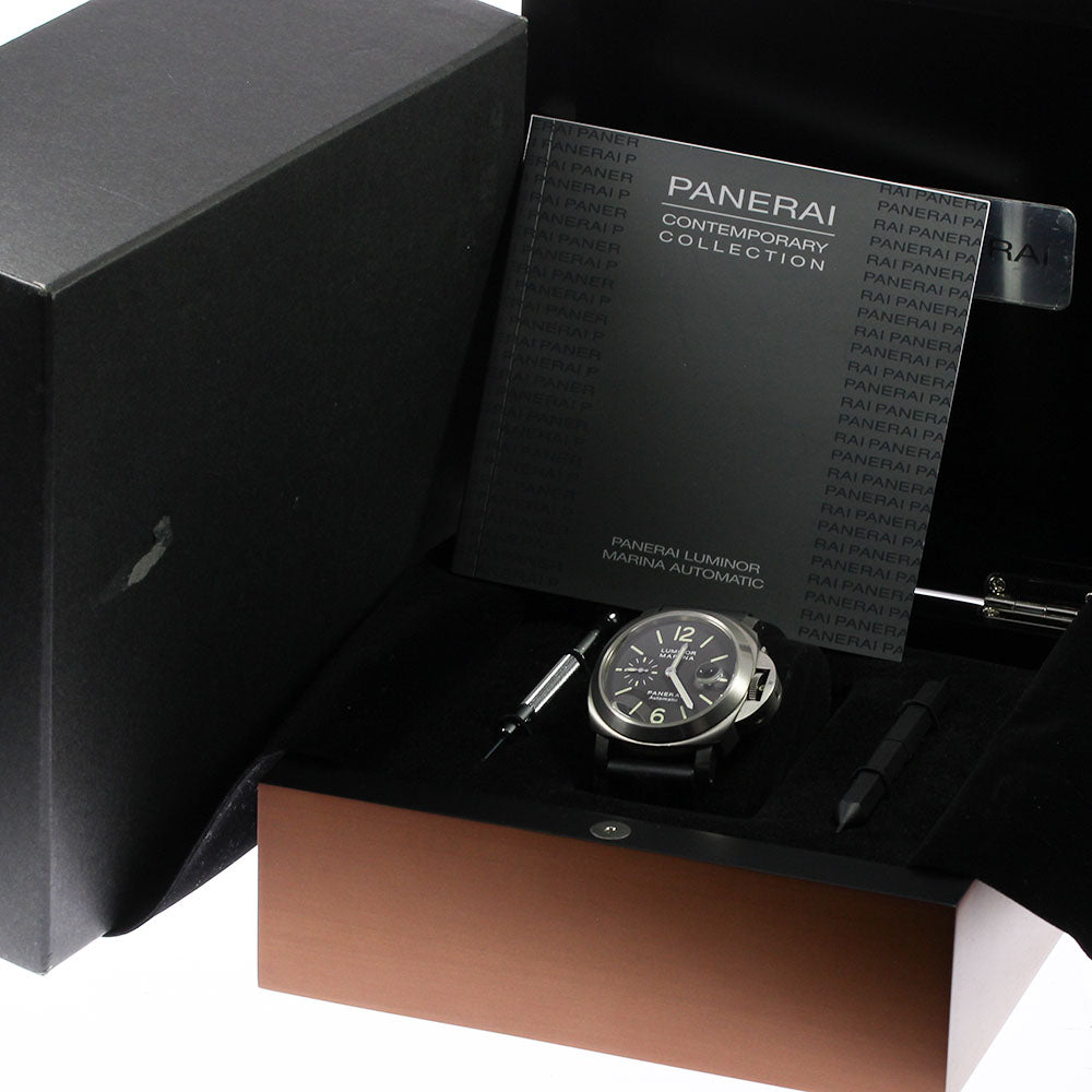 PANERAI Luminor Marina PAM00240 Date gray Dial Automatic Men's Watch_806521