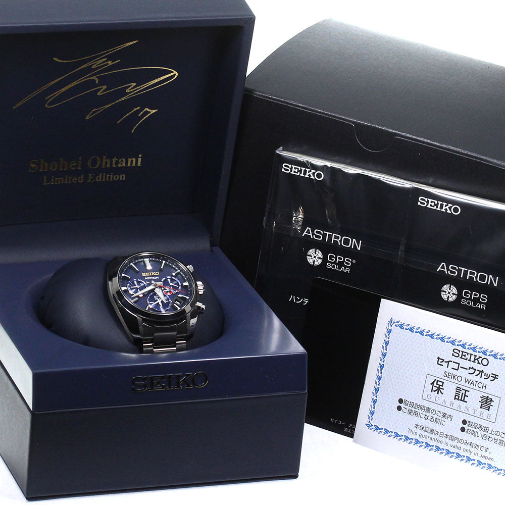 SEIKO Astron SBXC115/5X53-0BT0 Shohei Ohtani limited Solar Powered Radio_806611