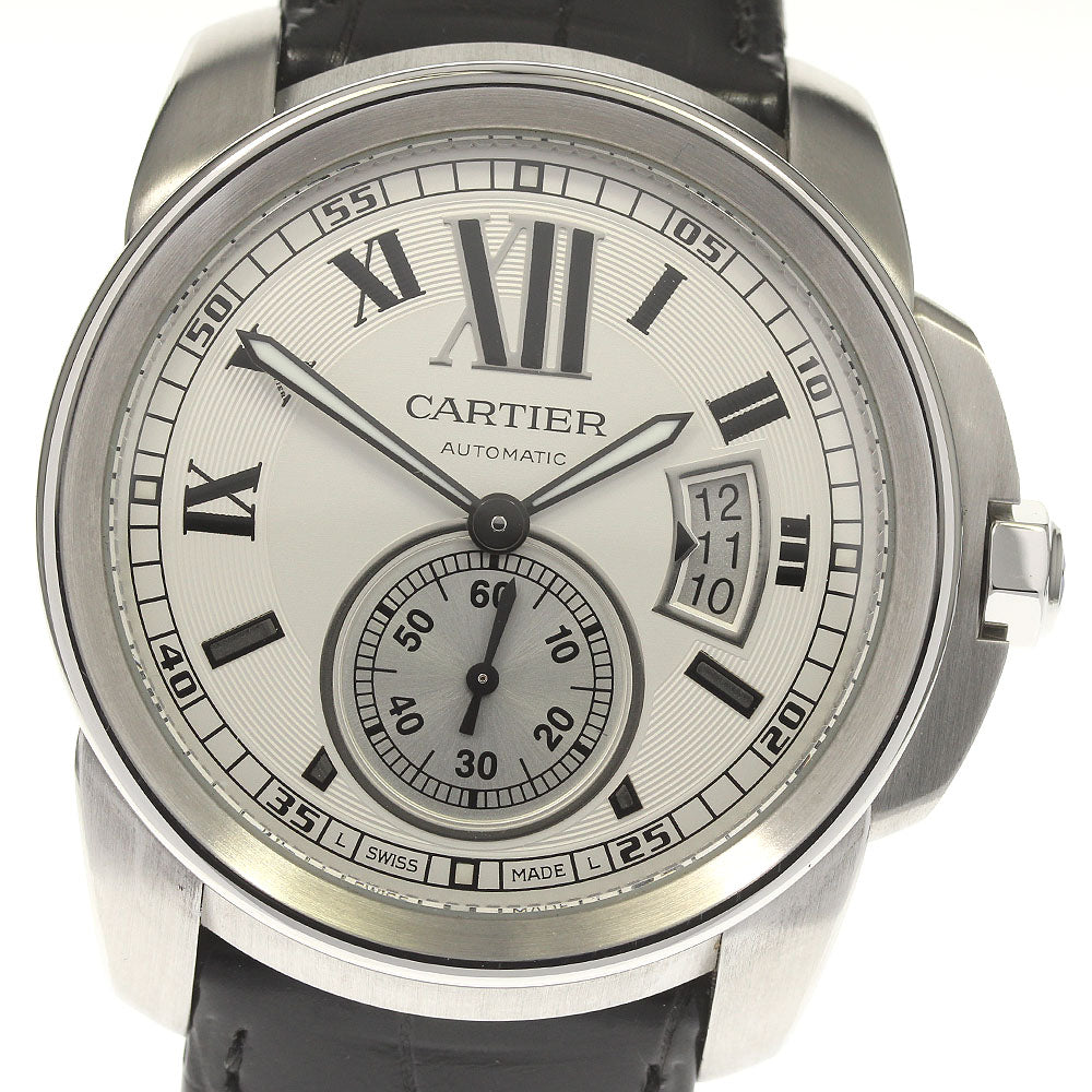 CARTIER Calibur de Cartier W7100013 Small seconds Silver Dial Automatic Men's Watch_806612