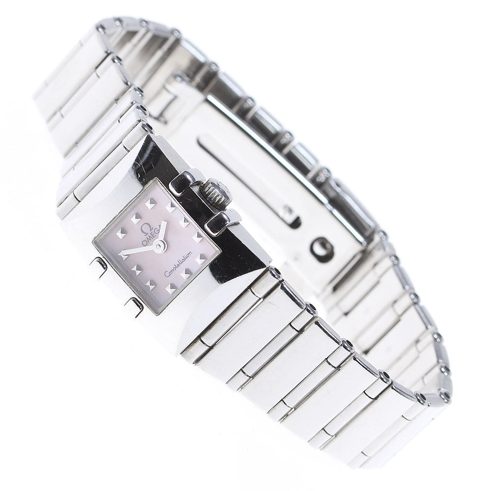 OMEGA Constellation Carre 1531.73 Pink shell Dial Quartz Ladies Watch_807744