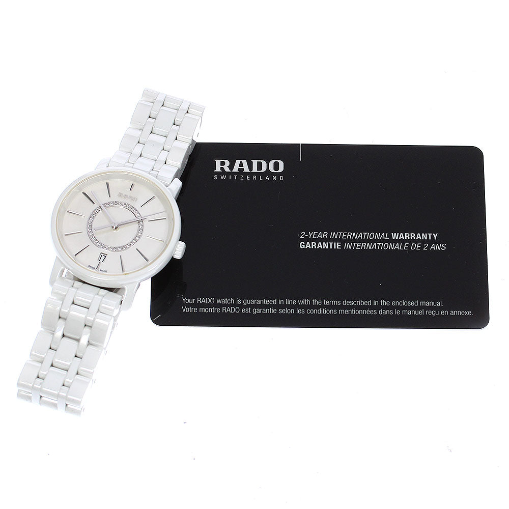 RADO Dia Master 218.0065.3 Date White shell Dial Quartz Ladies Watch_807770