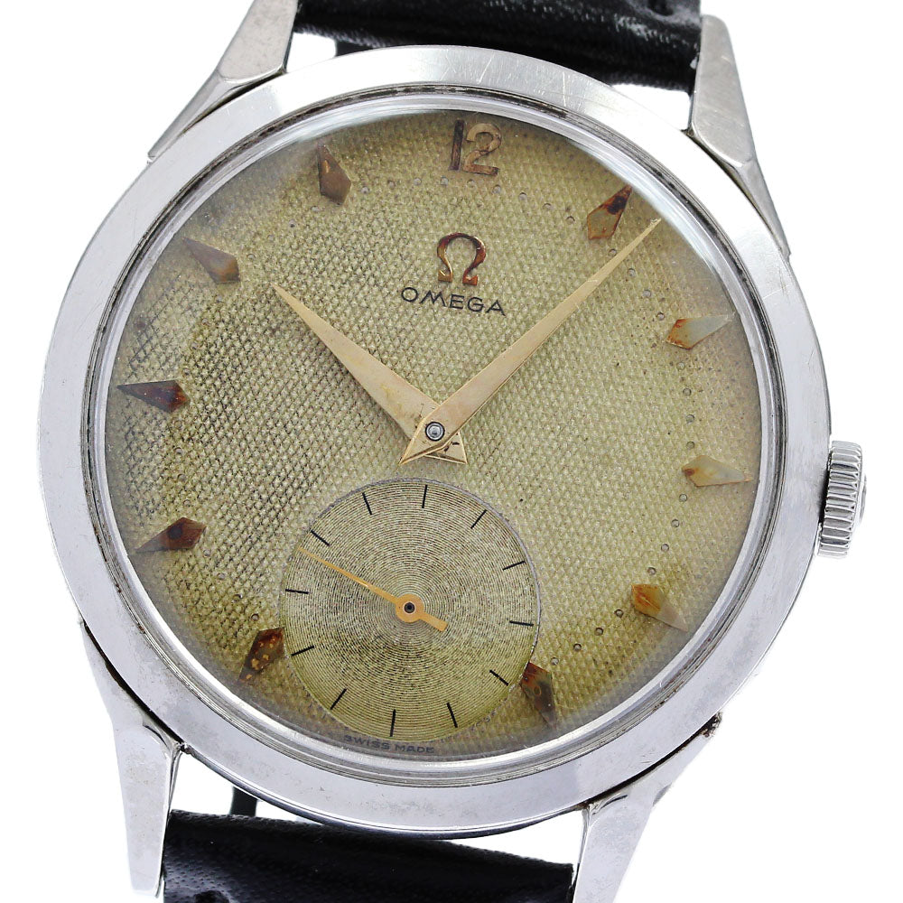 OMEGA 2605-9 Small seconds cal.266 Silver Dial Hand Winding Men's Watch_807779
